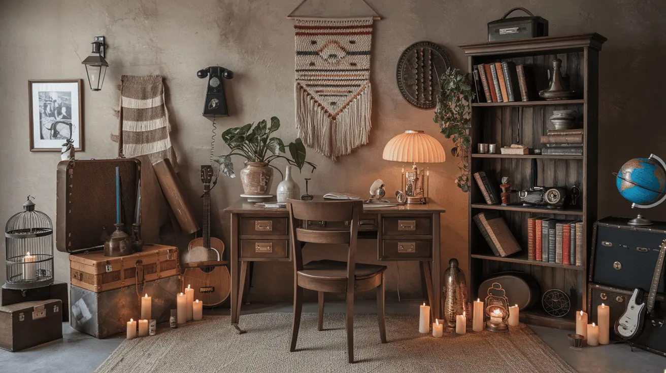 Các vật dụng trang trí cổ điển là "linh hồn" của phong cách Vintage, mang đến sự độc đáo, cá tính và những câu chuyện, kỷ niệm cho không gian sống.