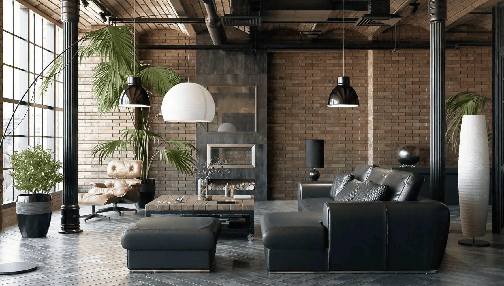 Phong Cách Nội Thất Industrial: Vẻ Đẹp Thô Mộc và Cá Tính Mạnh Mẽ