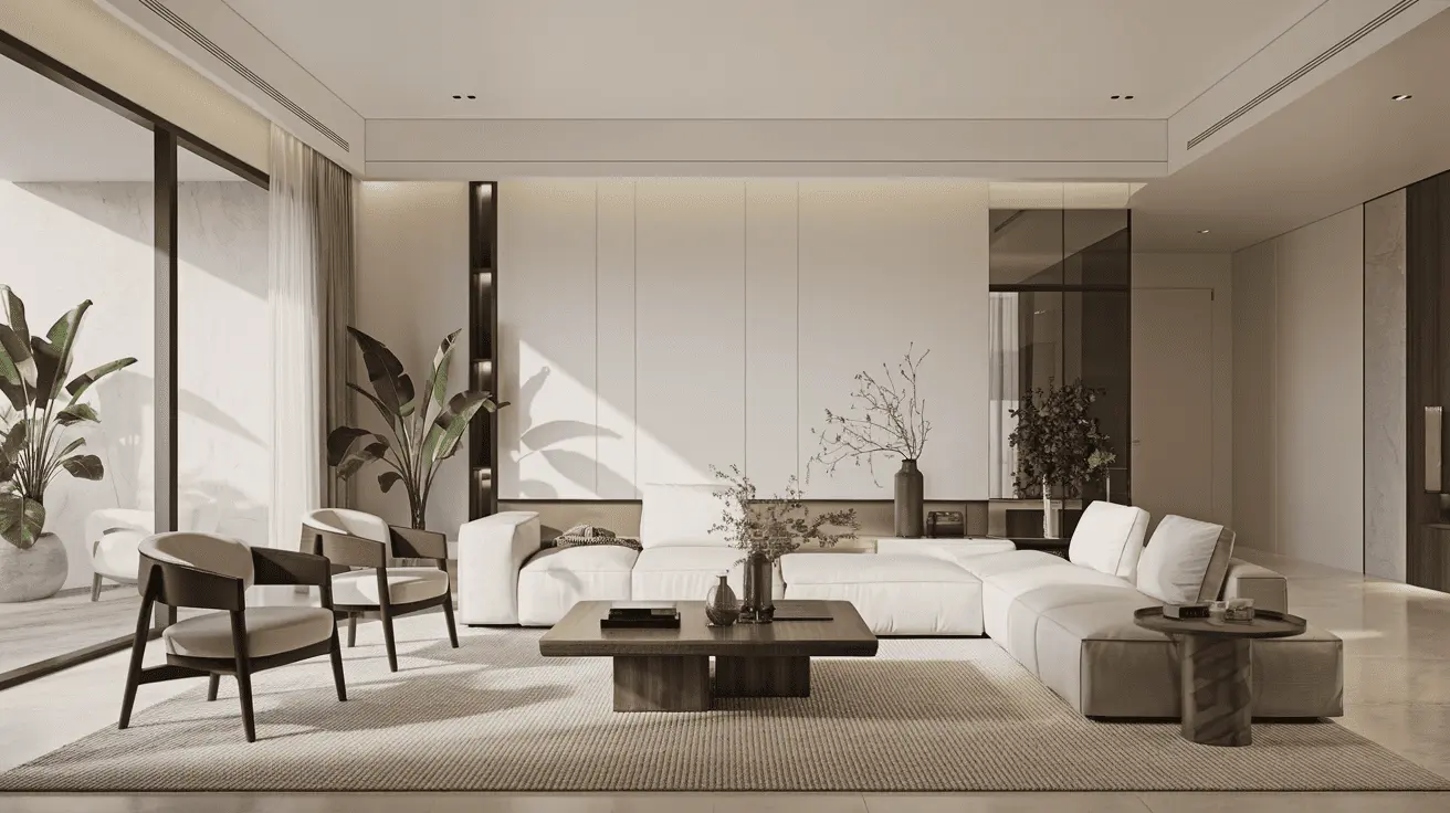 Phòng khách hiện đại được thiết kế theo các mẹo hữu ích, tạo không gian đẹp, tiện nghi và phản ánh đúng phong cách.